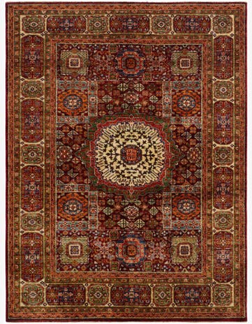 5' 8 x 7' 6 Hand Knotted Mamluk Ziegler Rug