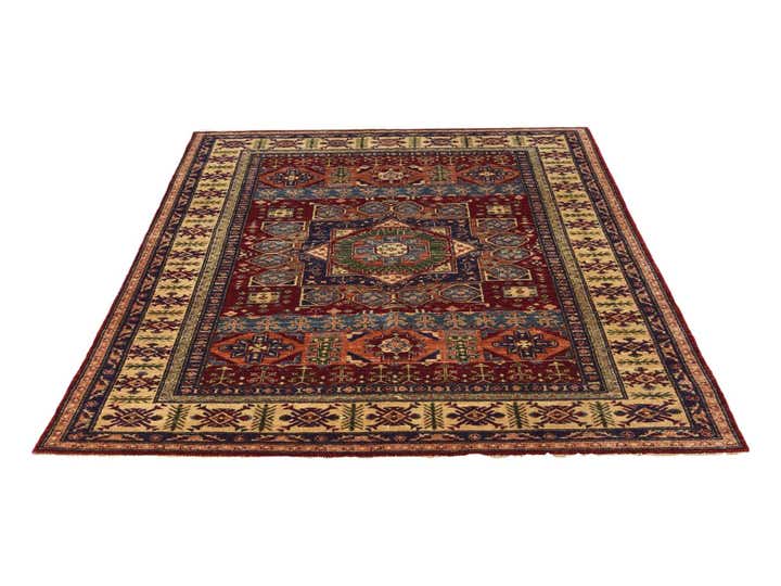 5' 6 x 7' 8 Hand Knotted Mamluk Ziegler Rug