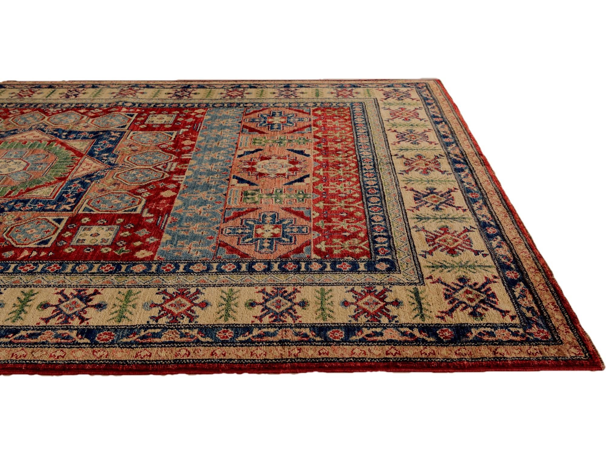 5' 6 x 7' 8 Hand Knotted Mamluk Ziegler Rug
