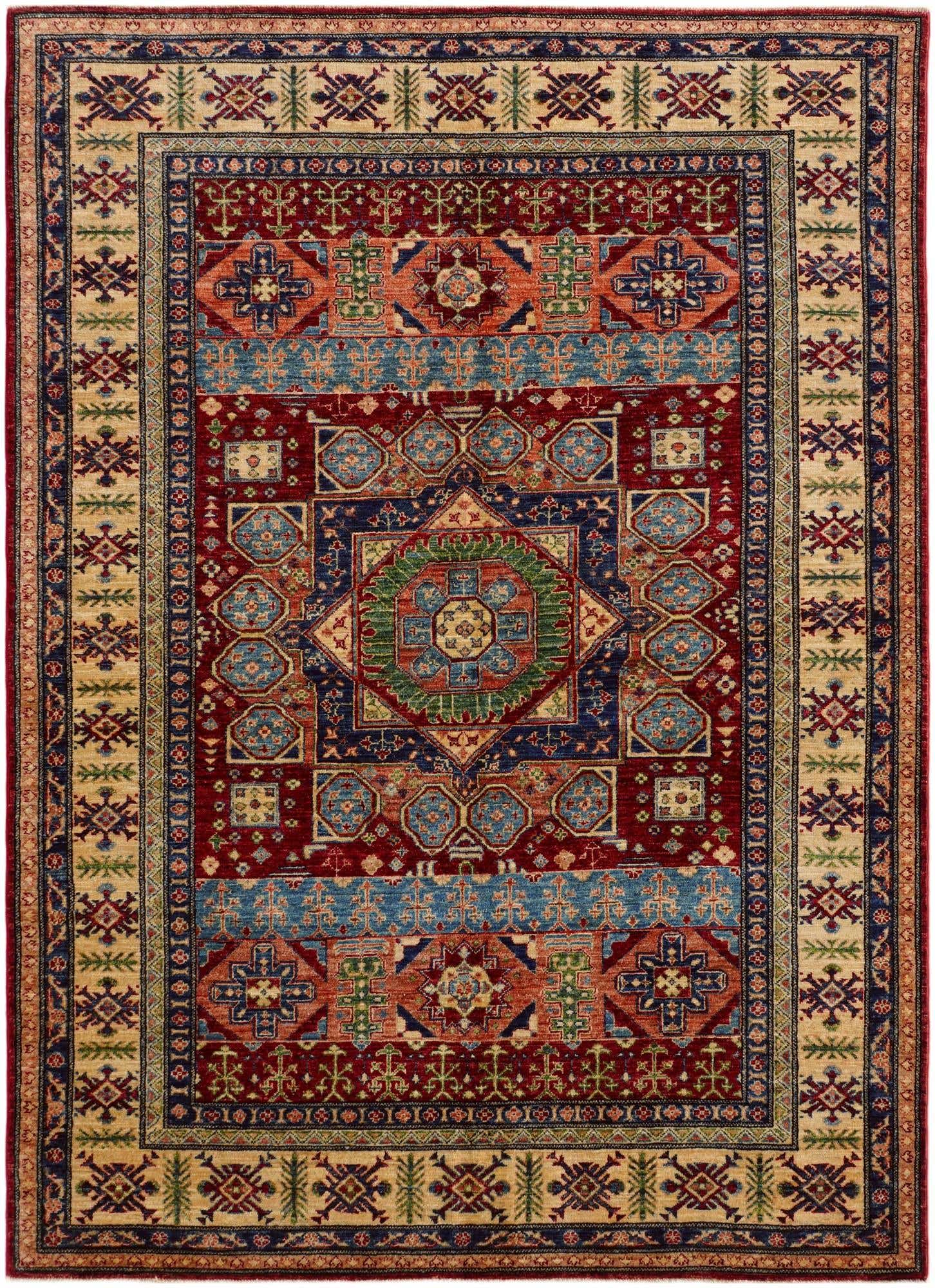 5' 6 x 7' 8 Hand Knotted Mamluk Ziegler Rug