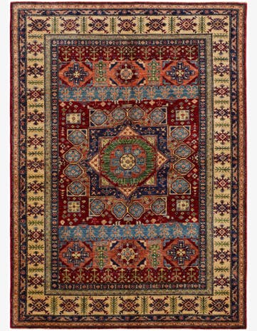 5' 6 x 7' 8 Hand Knotted Mamluk Ziegler Rug