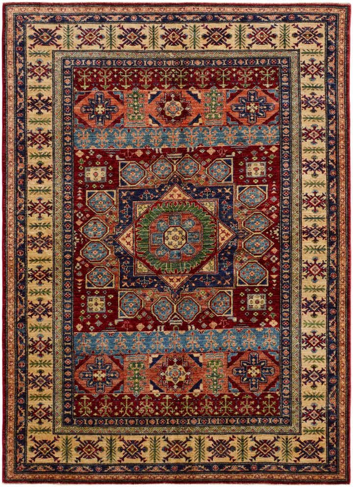 5' 6 x 7' 8 Hand Knotted Mamluk Ziegler Rug