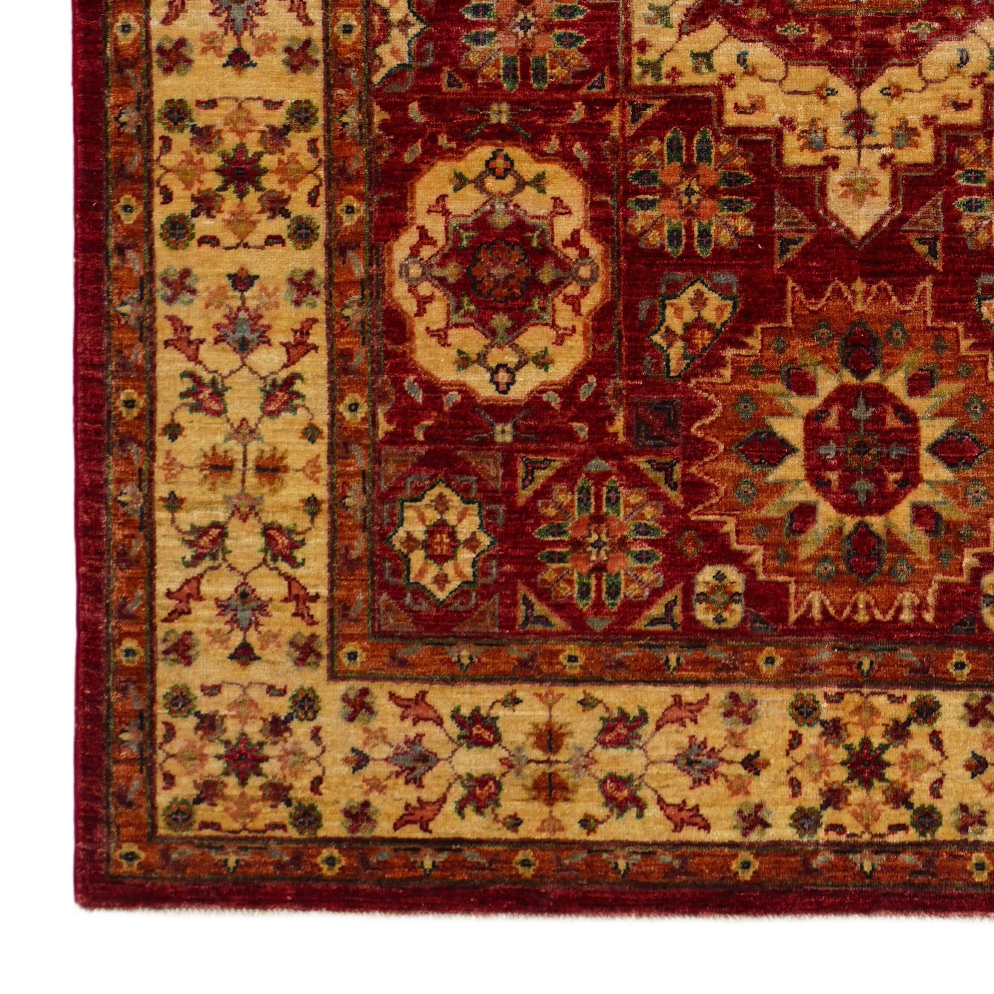 5' x 6' 8 Hand Knotted Mamluk Ziegler Rug