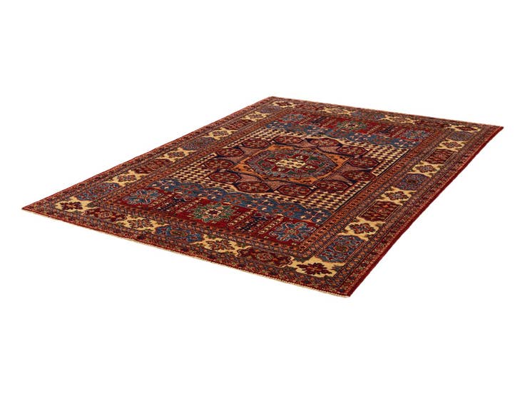 Detail image of 5' x 6' 10 Hand Knotted Mamluk Ziegler Rug