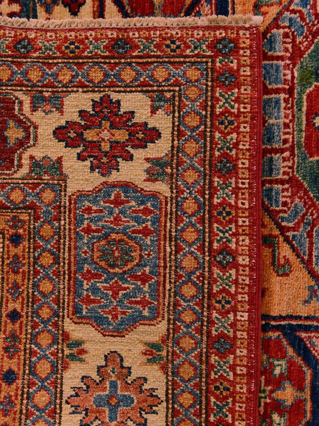 155cm x 210cm Hand Knotted Mamluk Ziegler Rug
