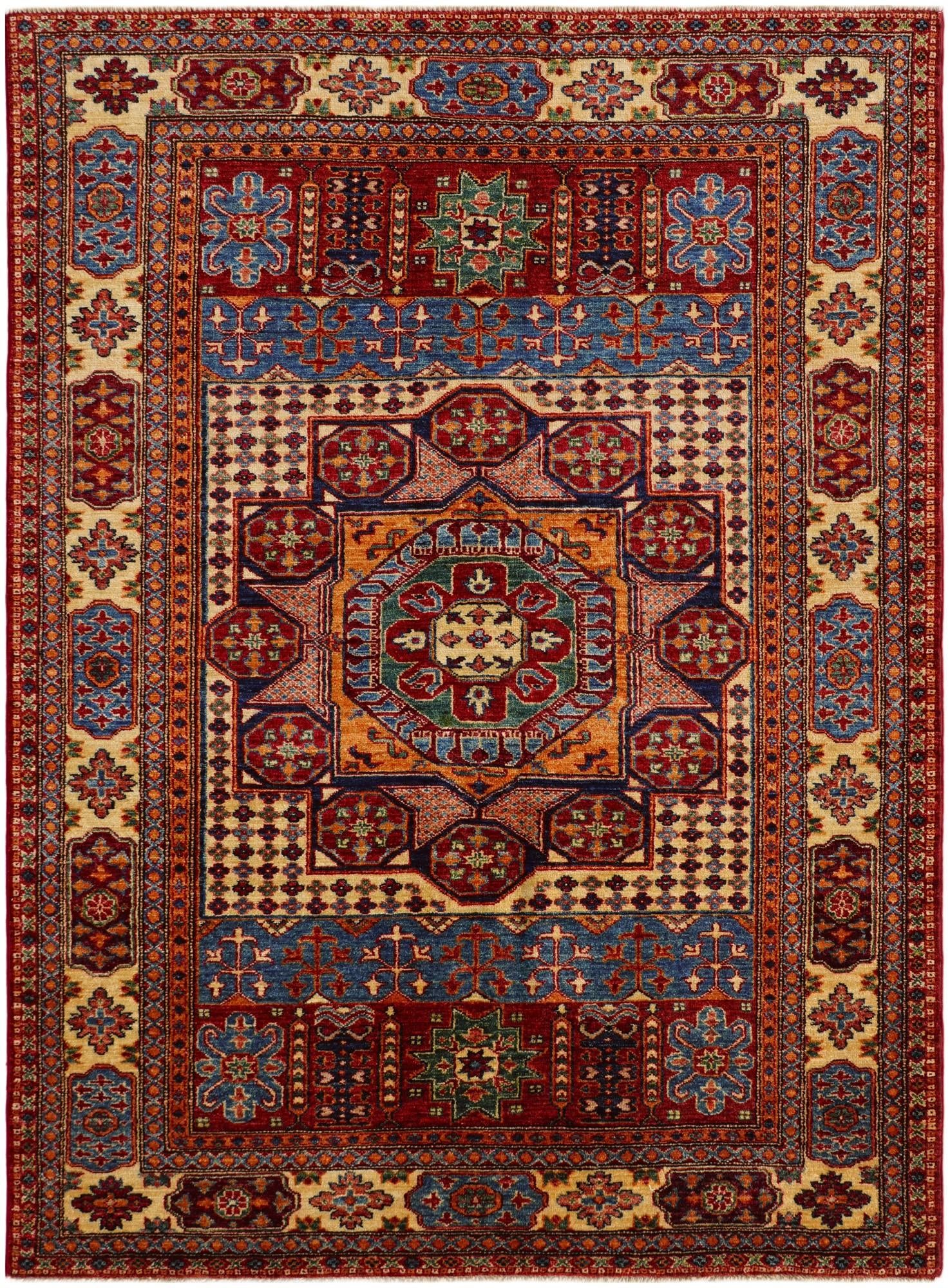 5' x 6' 10 Hand Knotted Mamluk Ziegler Rug