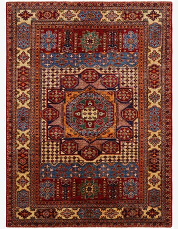 5' x 6' 10 Hand Knotted Mamluk Ziegler Rug