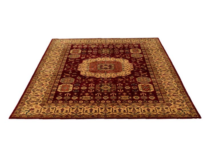 Detail image of 5' 9 x 7' 11 Hand Knotted Mamluk Ziegler Rug
