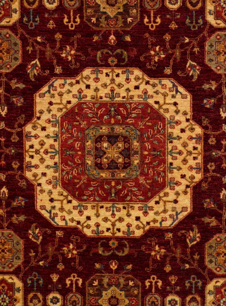 5' 9 x 7' 11 Hand Knotted Mamluk Ziegler Rug