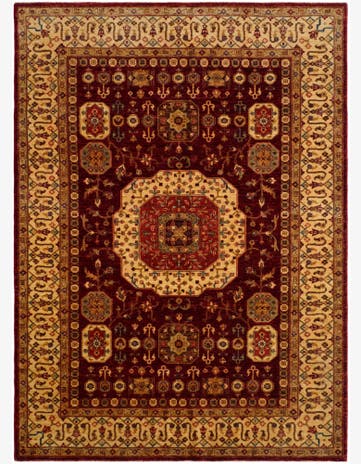 5' 9 x 7' 11 Hand Knotted Mamluk Ziegler Rug