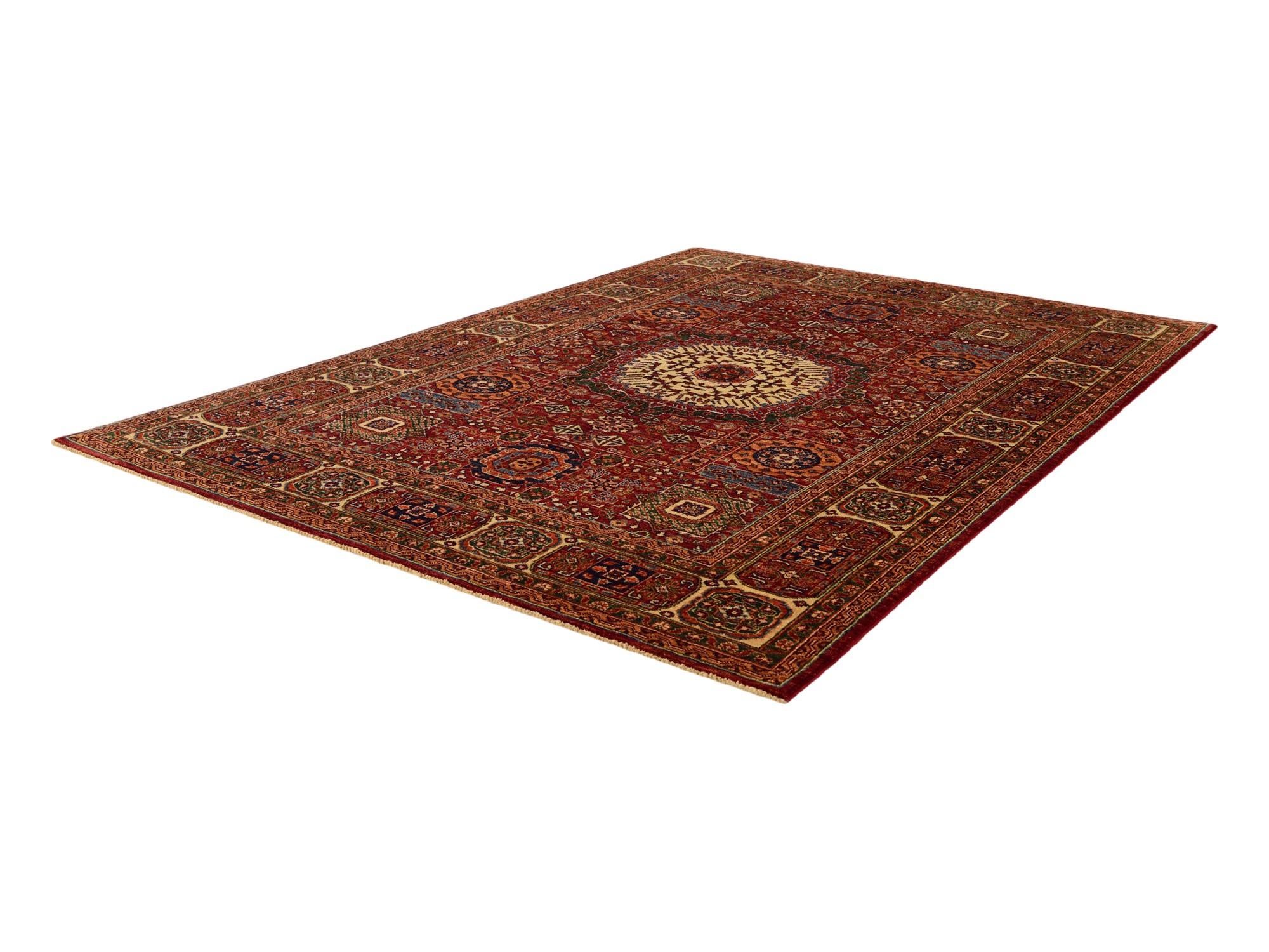 5' 11 x 8' 2 Hand Knotted Mamluk Ziegler Rug