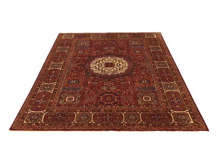 5' 11 x 8' 2 Hand Knotted Mamluk Ziegler Rug