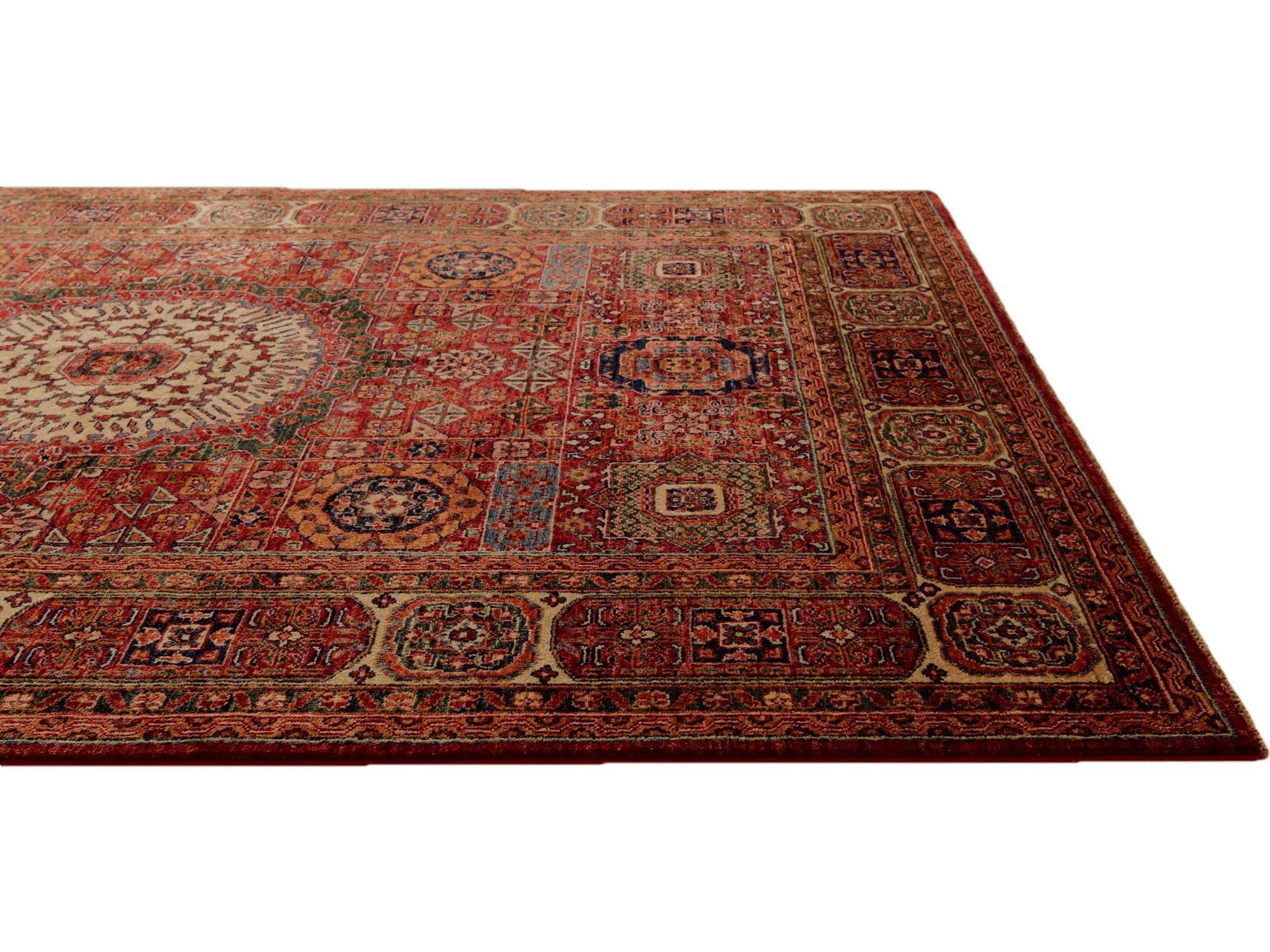 5' 11 x 8' 2 Hand Knotted Mamluk Ziegler Rug