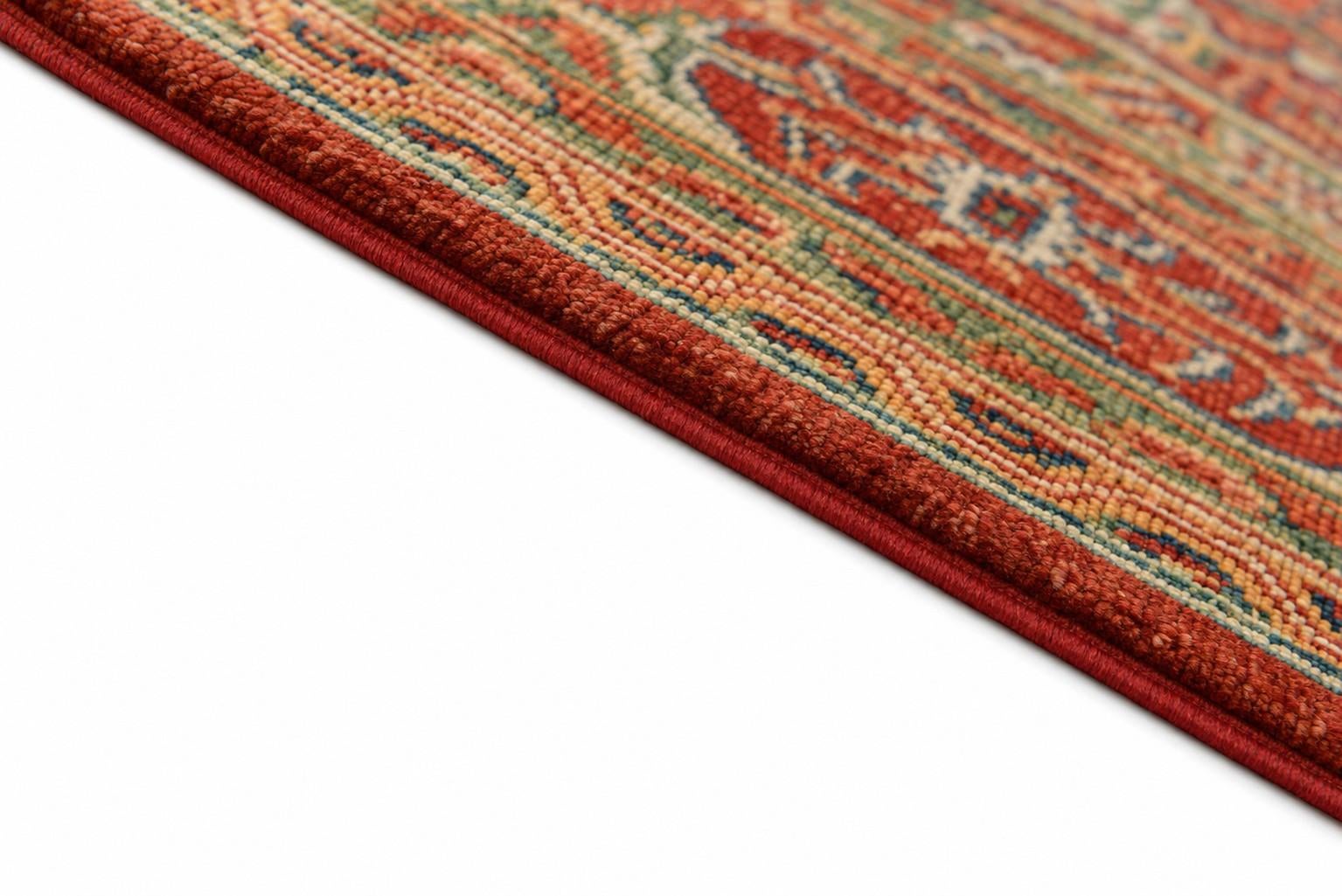 180cm x 250cm Hand Knotted Mamluk Ziegler Rug