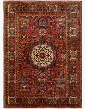5' 11 x 8' 2 Hand Knotted Mamluk Ziegler Rug