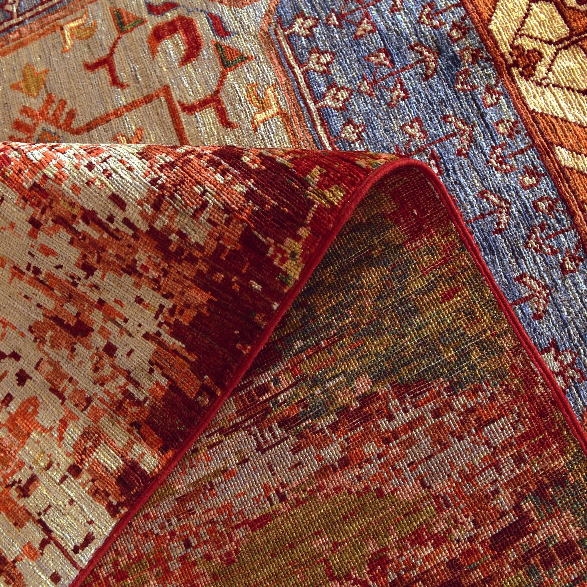 6' 10 x 10' 6 Hand Knotted Mamluk Ziegler Rug