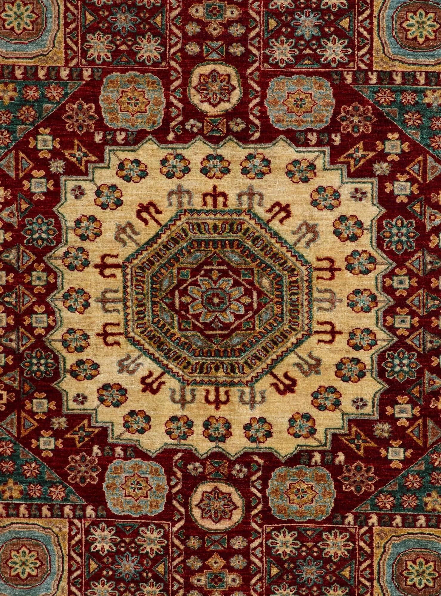 5' 8 x 8' 1 Hand Knotted Mamluk Ziegler Rug