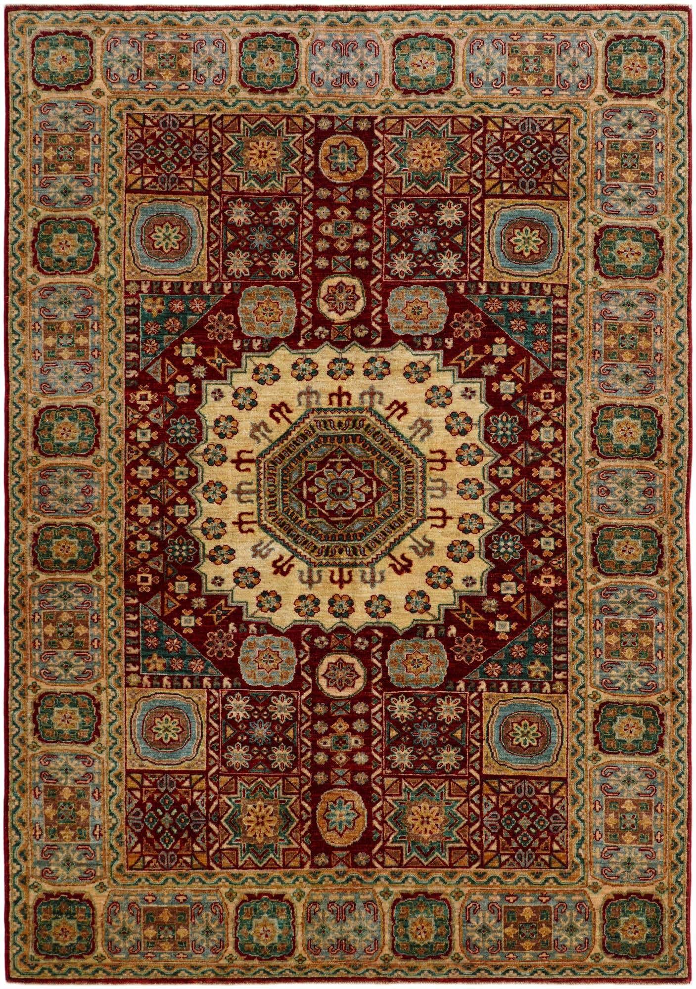 5' 8 x 8' 1 Hand Knotted Mamluk Ziegler Rug