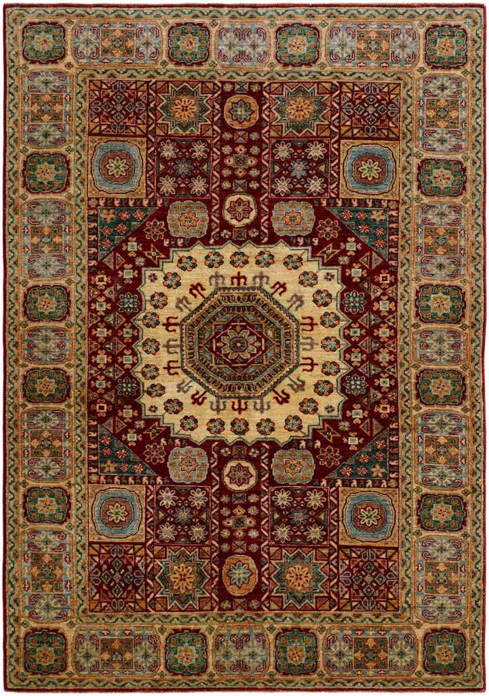 5' 8 x 8' 1 Hand Knotted Mamluk Ziegler Rug