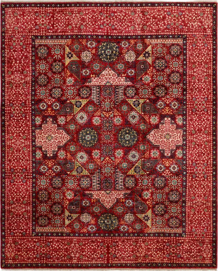 8' 2 x 10' 1 Hand Knotted Mamluk Ziegler Rug