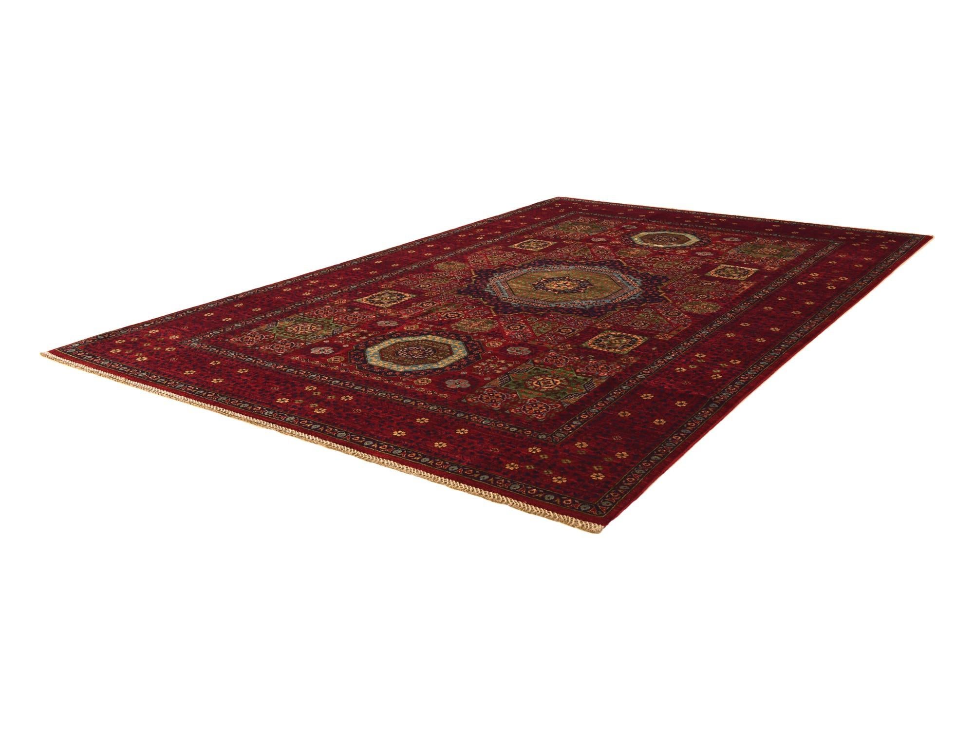 6' 8 x 10' 2 Hand Knotted Mamluk Ziegler Rug