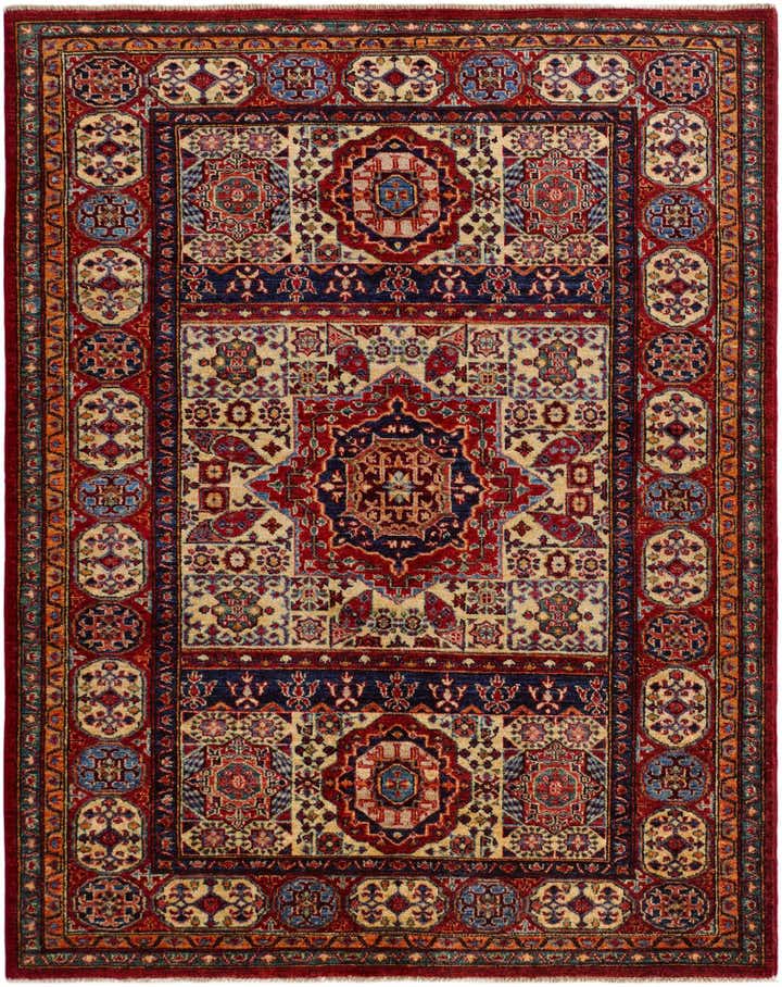 5' x 6' 4 Hand Knotted Mamluk Ziegler Rug