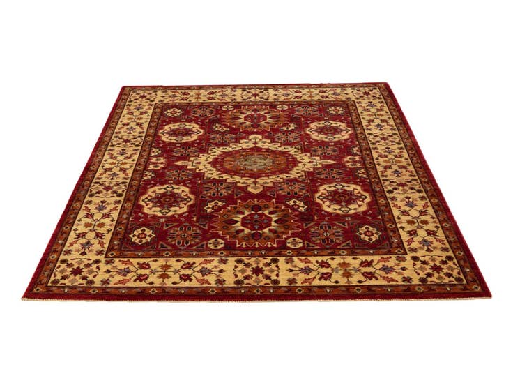 Detail image of 5' x 6' 9 Hand Knotted Mamluk Ziegler Rug