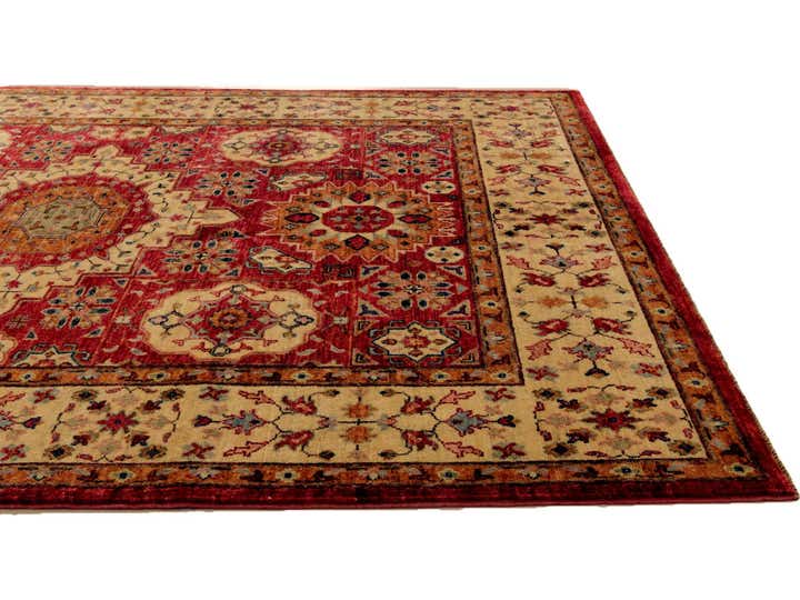 5' x 6' 9 Hand Knotted Mamluk Ziegler Rug
