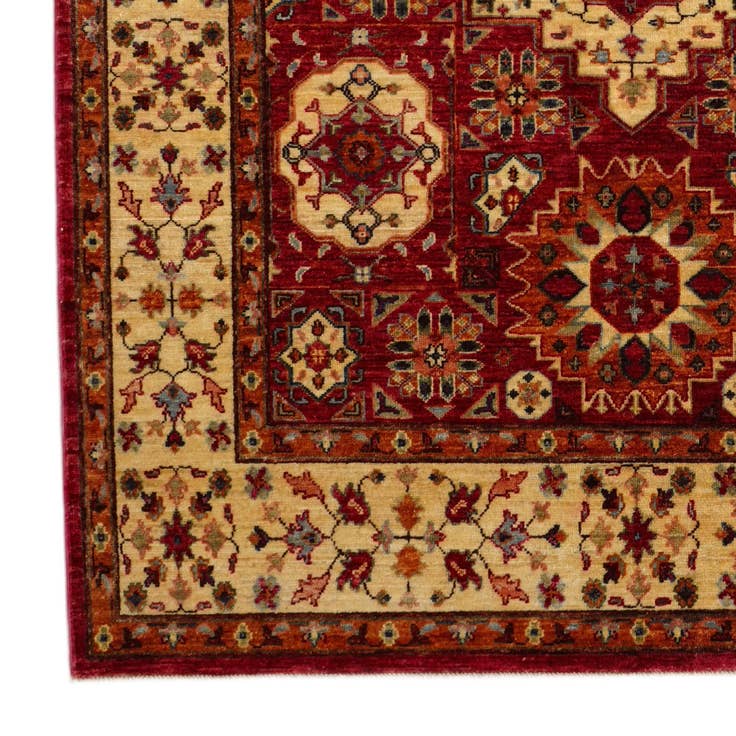 Detail image of 5' x 6' 9 Hand Knotted Mamluk Ziegler Rug