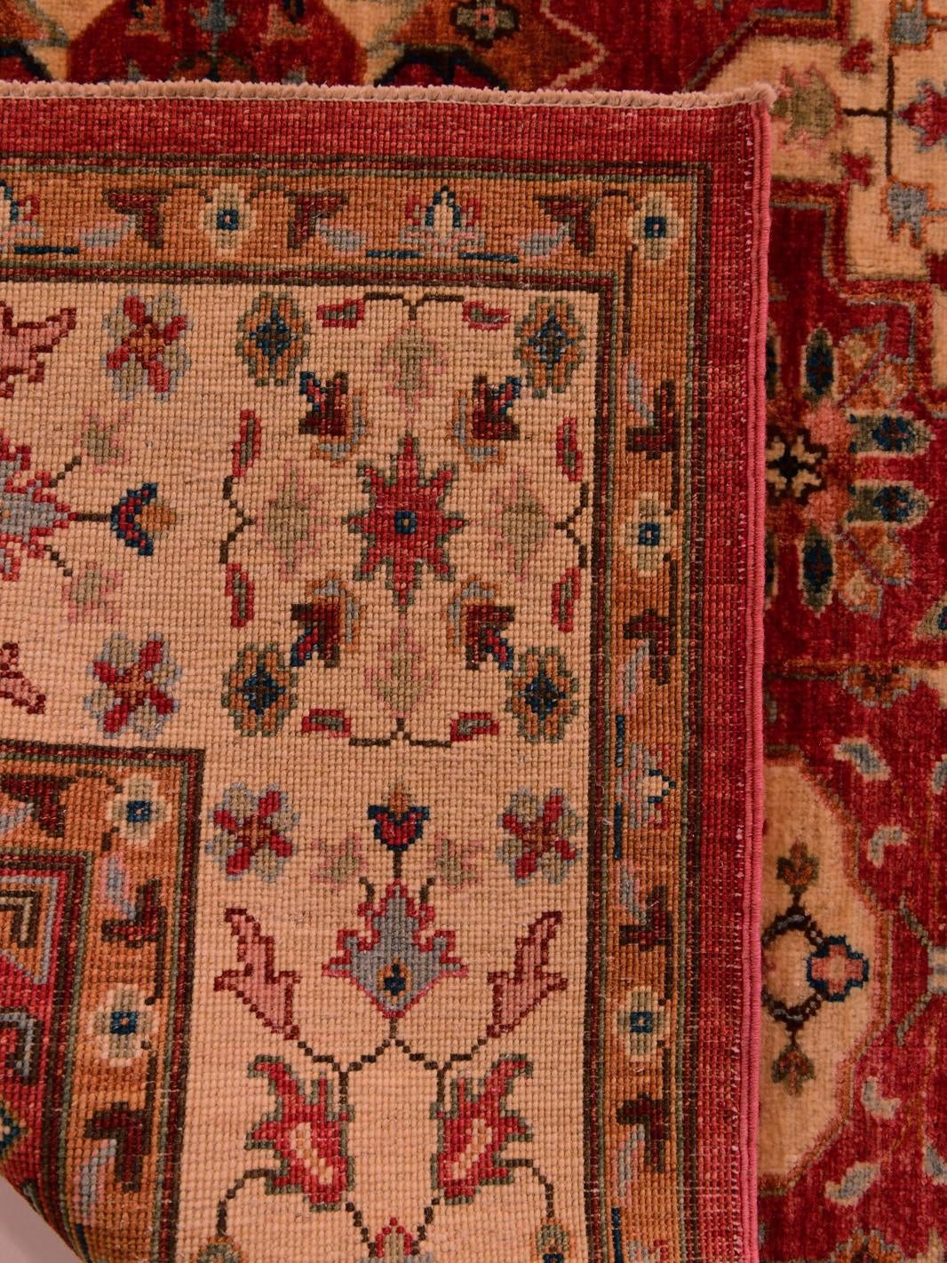 150cm x 205cm Hand Knotted Mamluk Ziegler Rug