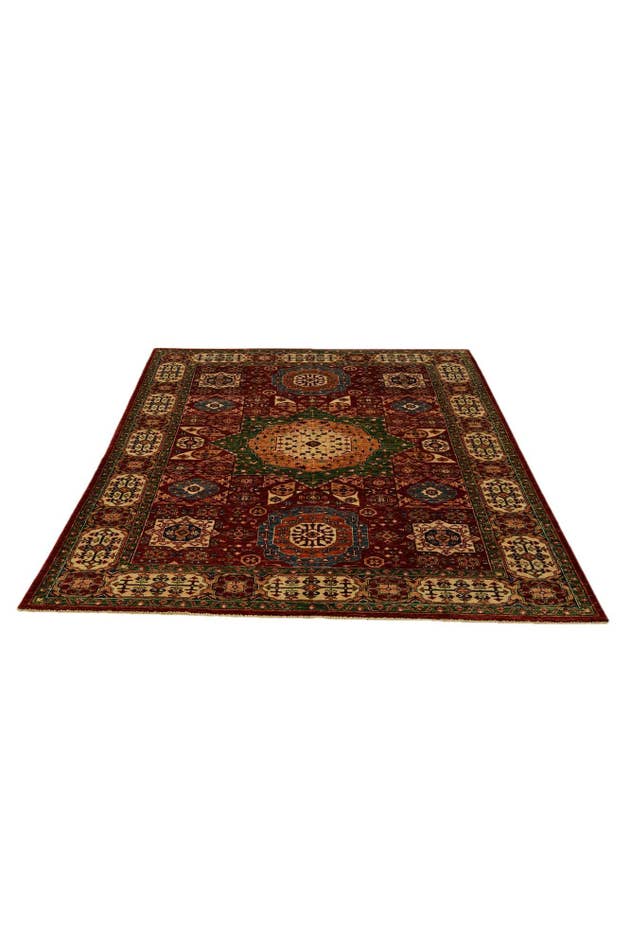 Detail image of 5' 6 x 7' 10 Hand Knotted Mamluk Ziegler Rug