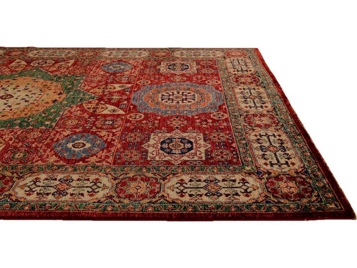Detail image of 5' 6 x 7' 10 Hand Knotted Mamluk Ziegler Rug