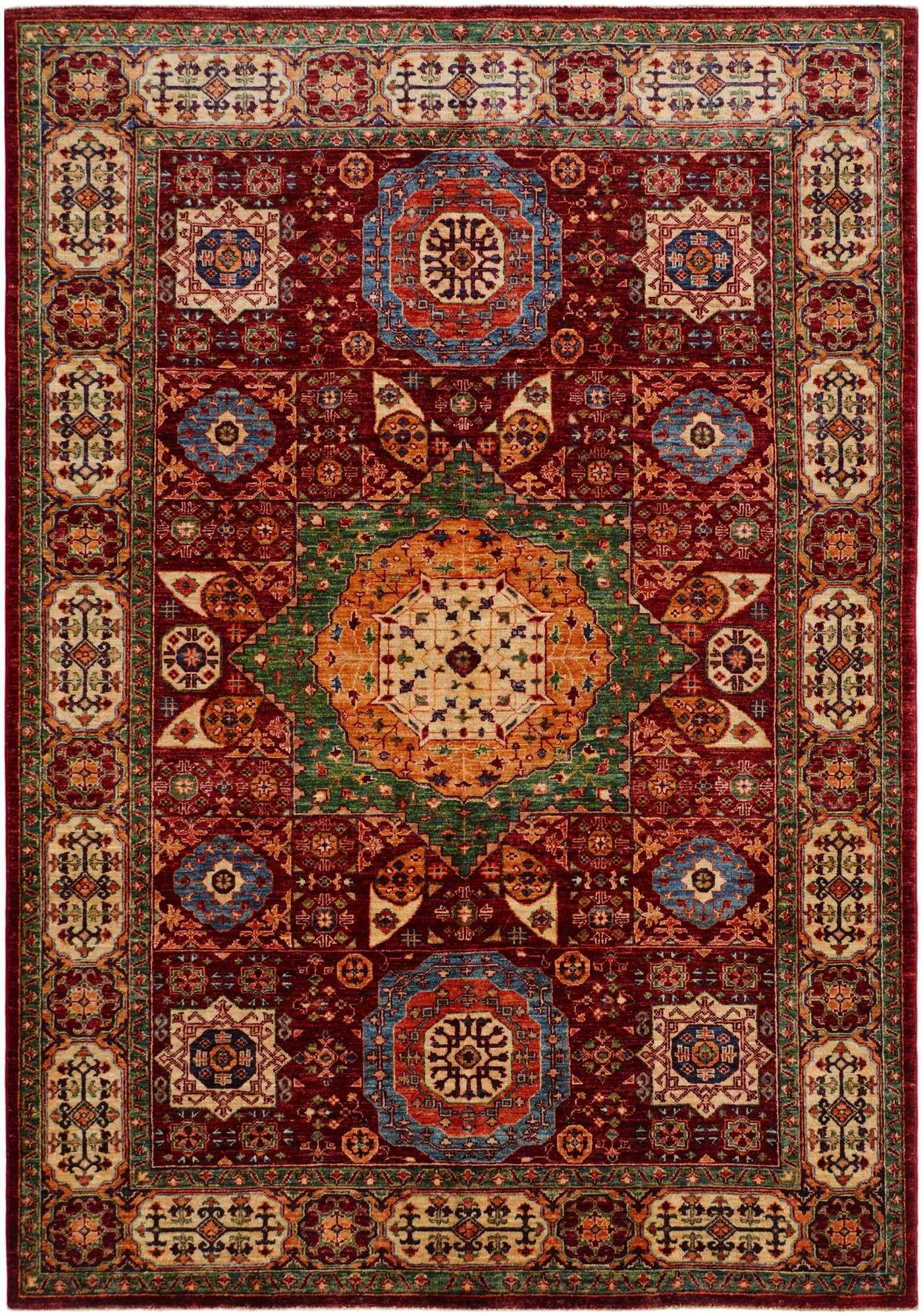 5' 6 x 7' 10 Hand Knotted Mamluk Ziegler Rug