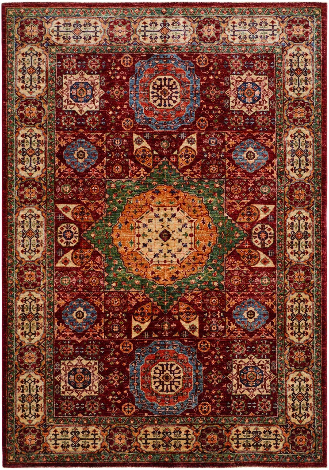 5' 6 x 7' 10 Hand Knotted Mamluk Ziegler Rug
