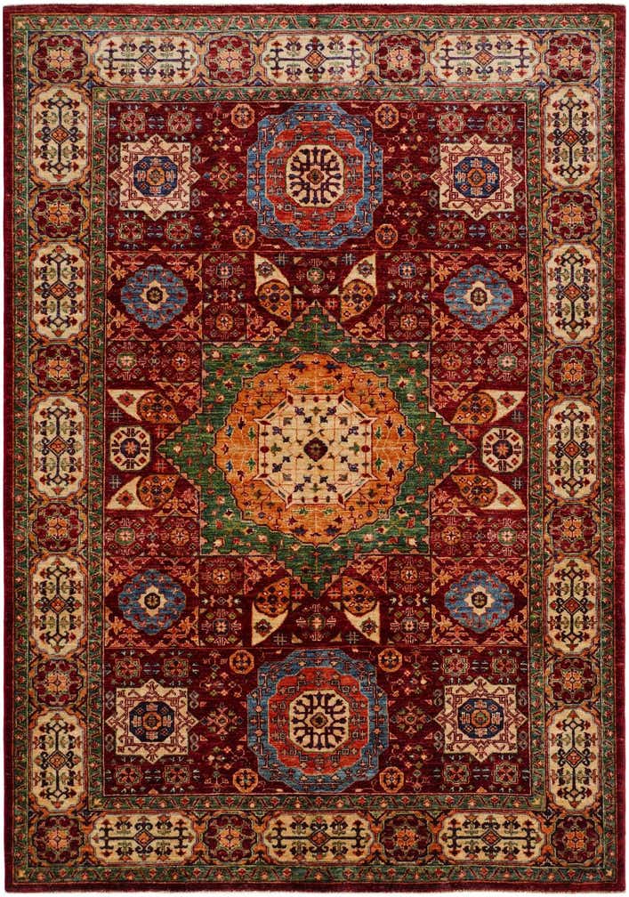 5' 6 x 7' 10 Hand Knotted Mamluk Ziegler Rug