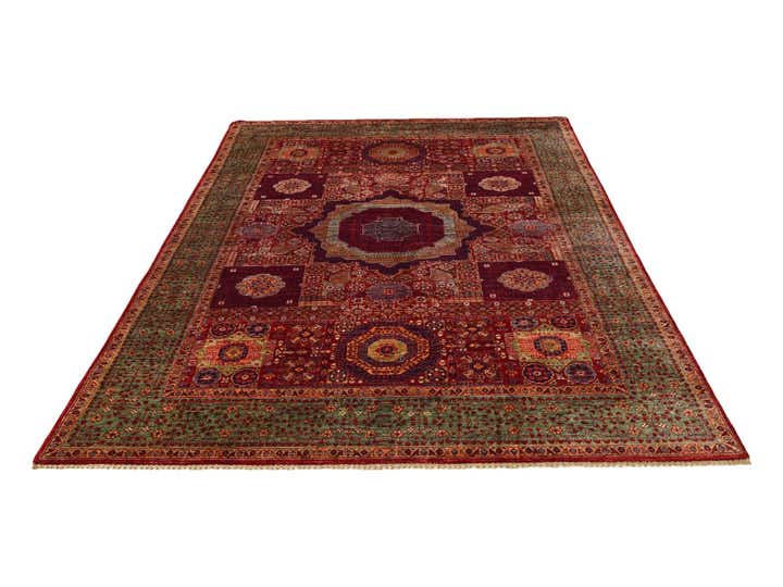 6' 6 x 9' 8 Hand Knotted Mamluk Ziegler Rug