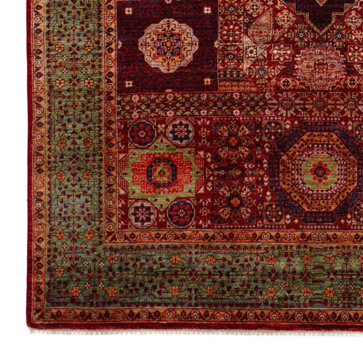 Detail image of 6' 6 x 9' 8 Hand Knotted Mamluk Ziegler Rug