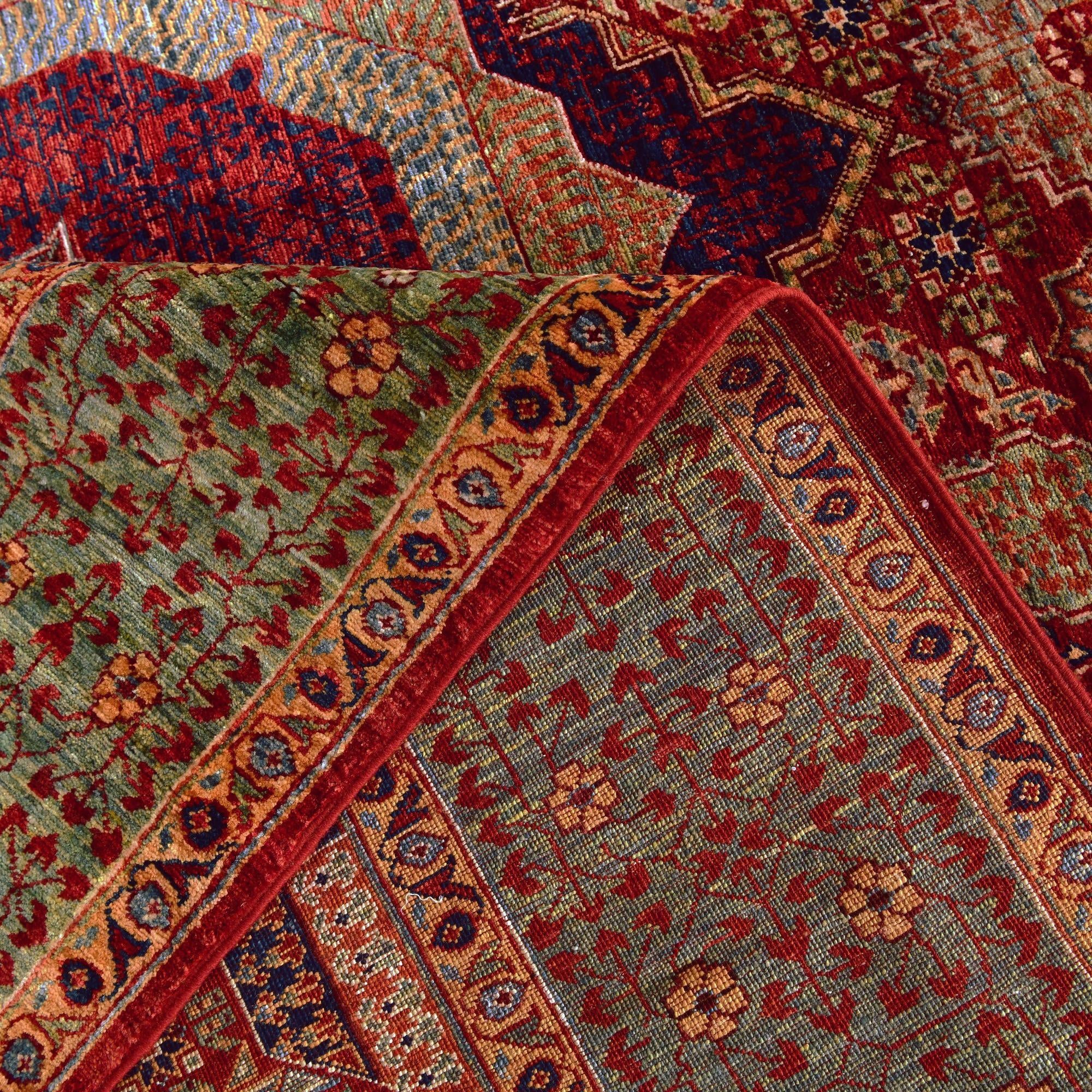 6' 6 x 9' 8 Hand Knotted Mamluk Ziegler Rug