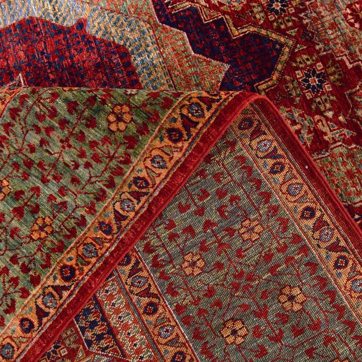 6' 6 x 9' 8 Hand Knotted Mamluk Ziegler Rug