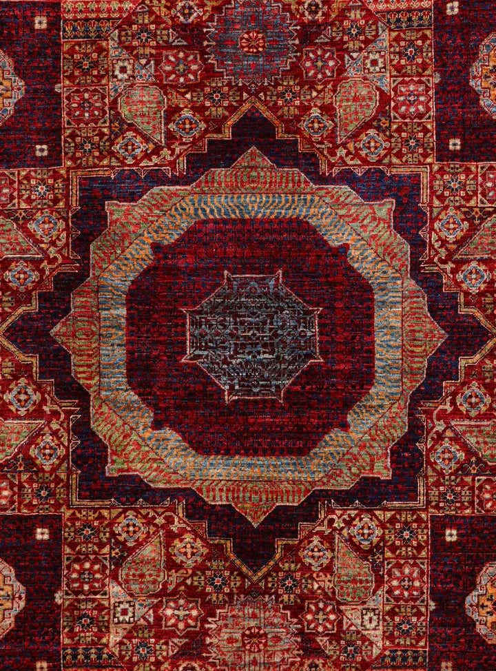 6' 6 x 9' 8 Hand Knotted Mamluk Ziegler Rug