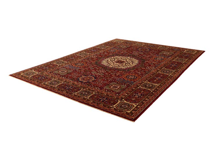 Detail image of 5' 10 x 8' 2 Hand Knotted Mamluk Ziegler Rug