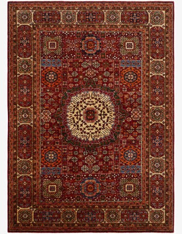 5' 10 x 8' 2 Hand Knotted Mamluk Ziegler Rug