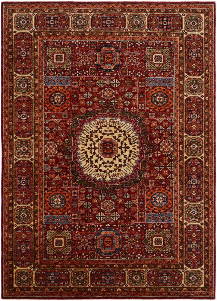 5' 10 x 8' 2 Hand Knotted Mamluk Ziegler Rug