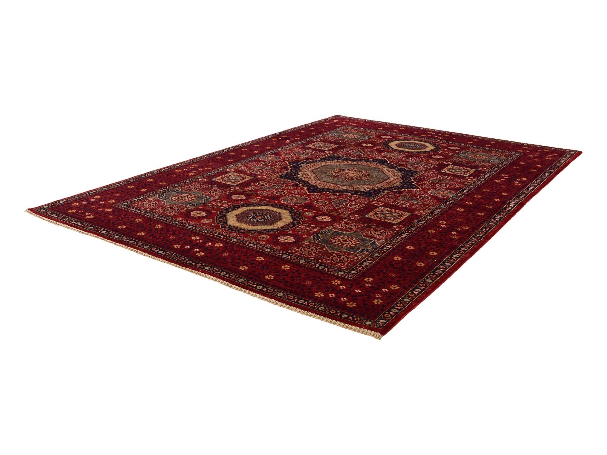 6' 2 x 8' 10 Hand Knotted Mamluk Ziegler Rug