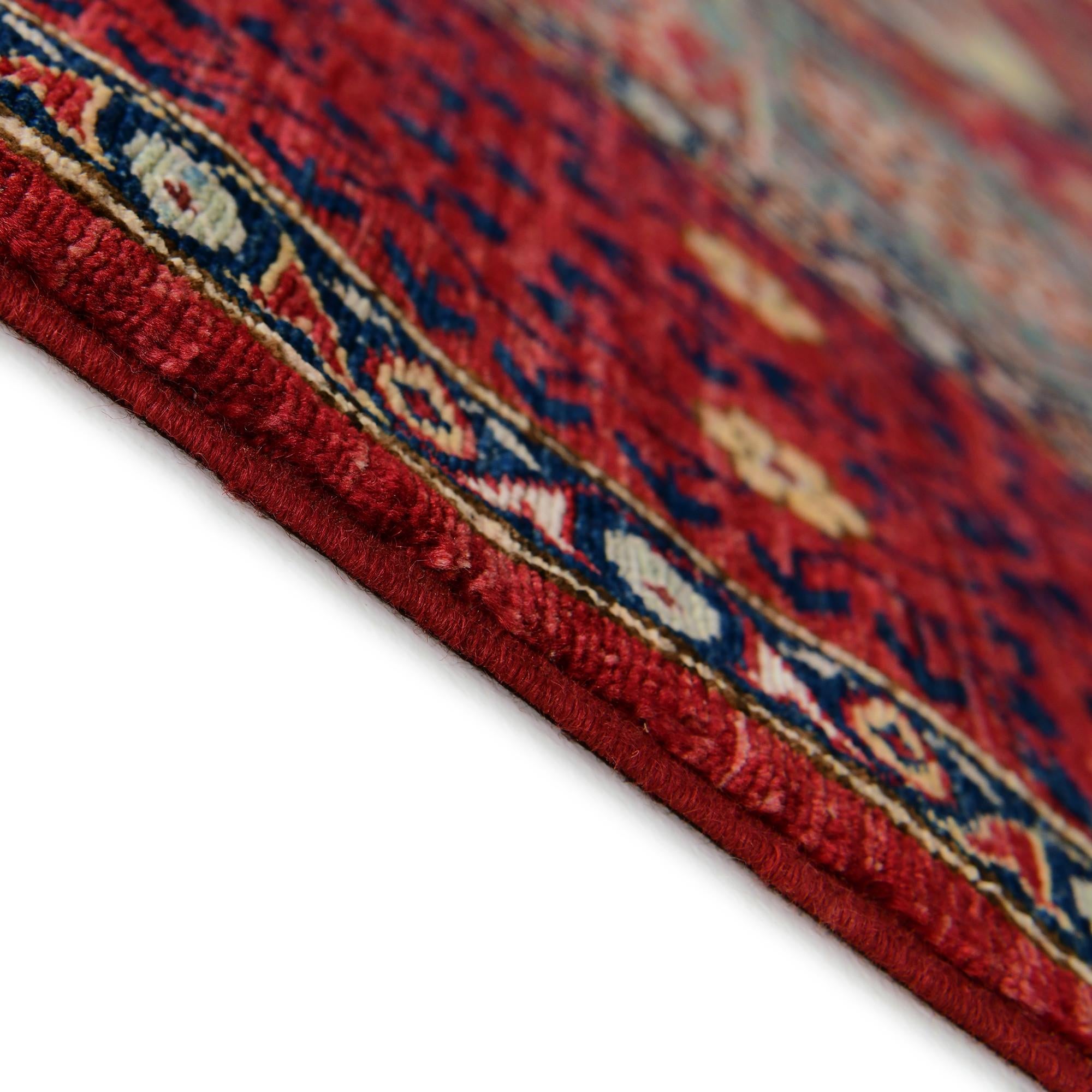 Detail image 8 of 12: 6' 2 x 8' 10 Hand Knotted Mamluk Ziegler Rug