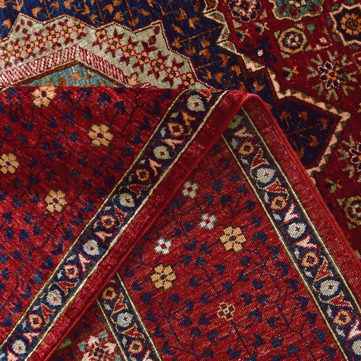 6' 2 x 8' 10 Hand Knotted Mamluk Ziegler Rug