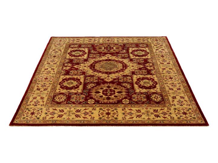 5' 1 x 6' 7 Hand Knotted Mamluk Ziegler Rug