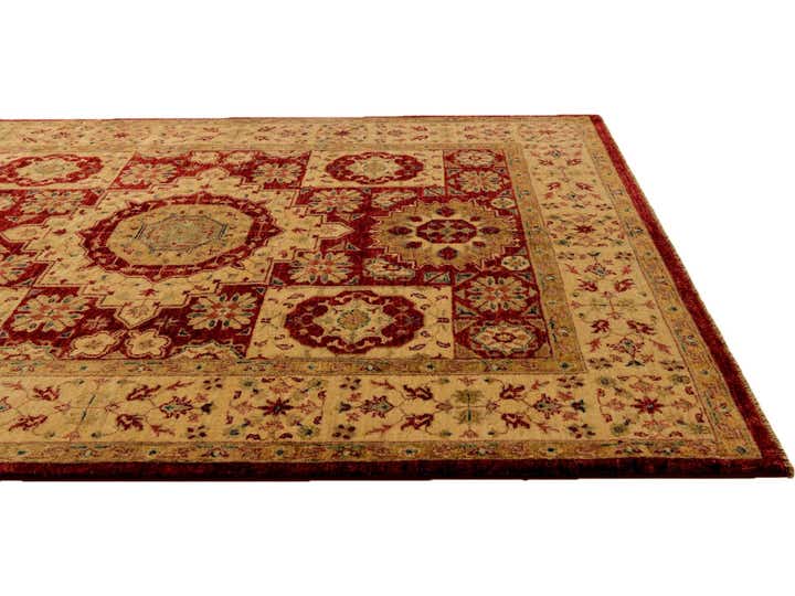 5' 1 x 6' 7 Hand Knotted Mamluk Ziegler Rug