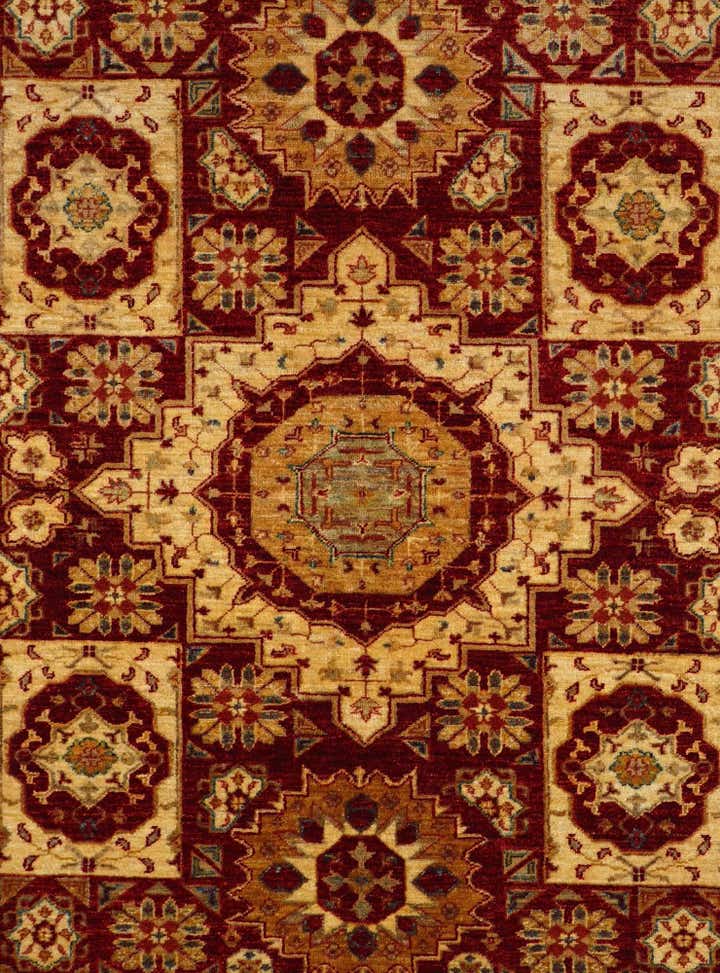5' 1 x 6' 7 Hand Knotted Mamluk Ziegler Rug