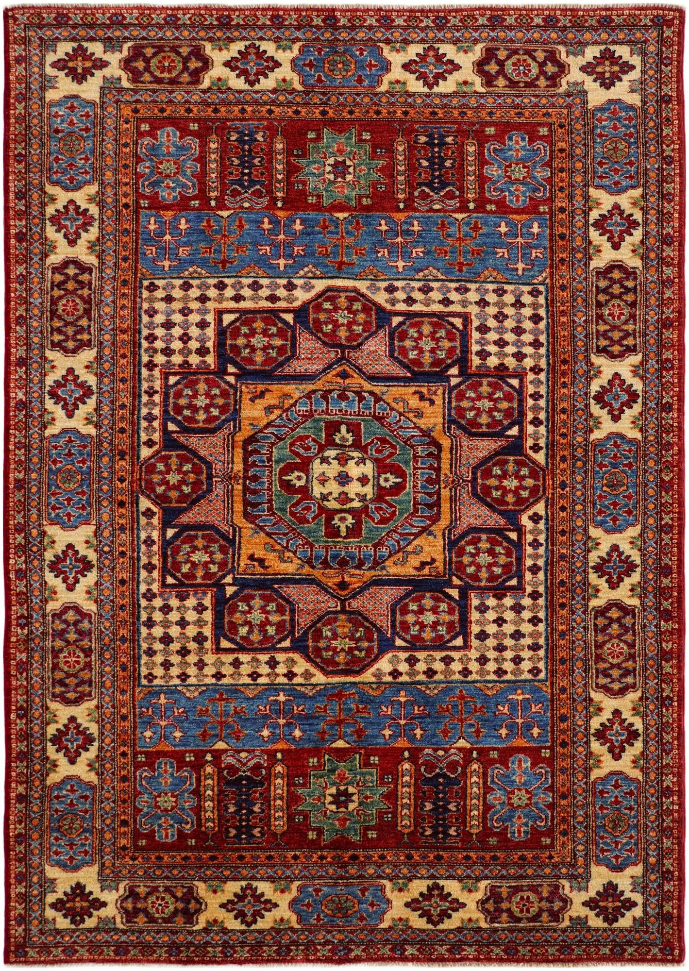 5' 1 x 7' 1 Hand Knotted Mamluk Ziegler Rug